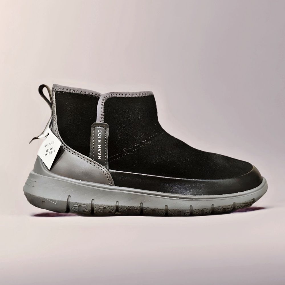 Cole Haan Women's Generation Zerogrand Black Suede Ankle Boots - Picture 5 of 16